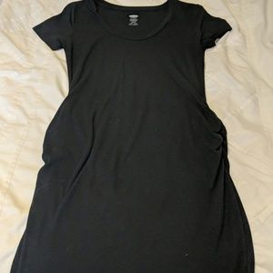 Black maternity dress